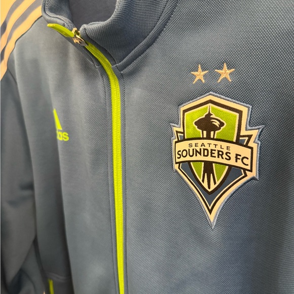 Seattle Sounders Adidas Jacket - men’s L - Picture 3 of 7